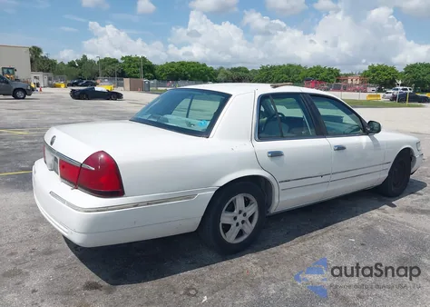 2002 Mercury Grand Marquis Gs из США, поврежденный, VIN 2MEFM74W92X649871